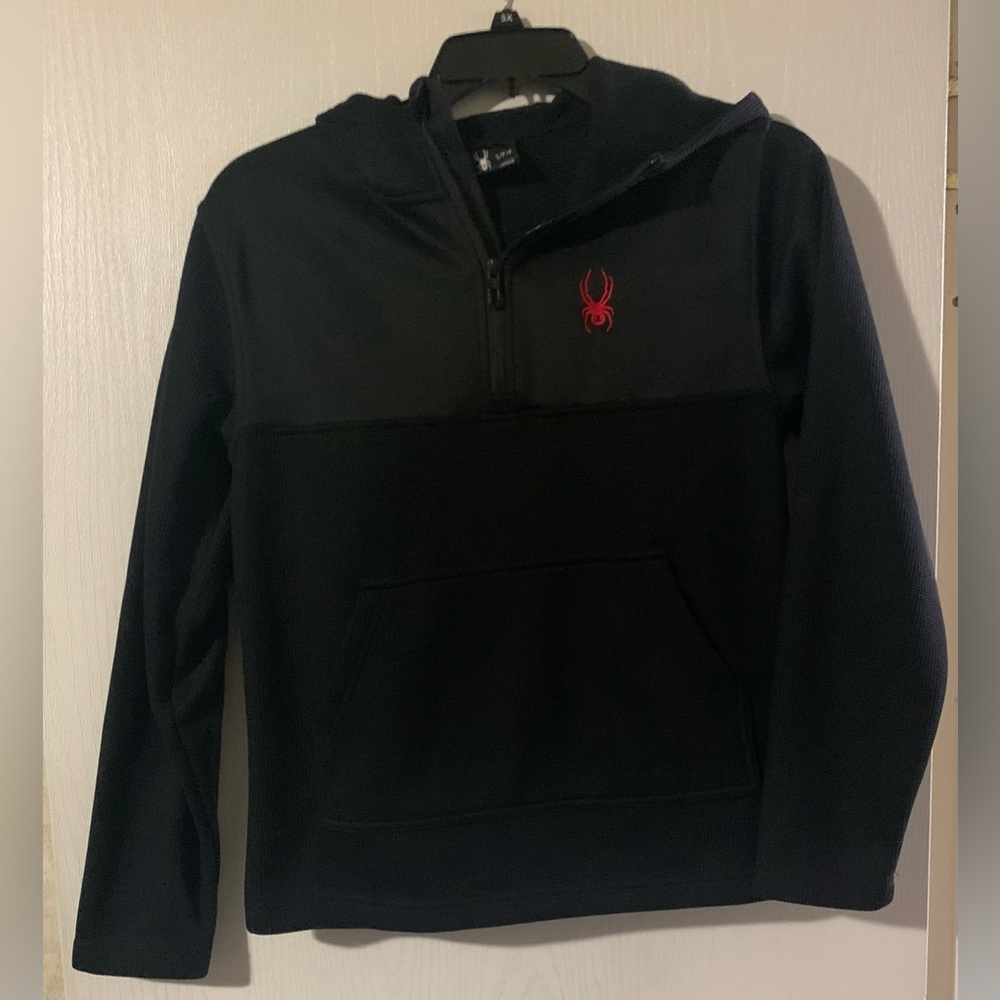 Spyder Men's Racer 1/4 Zip Pullover Hoodie